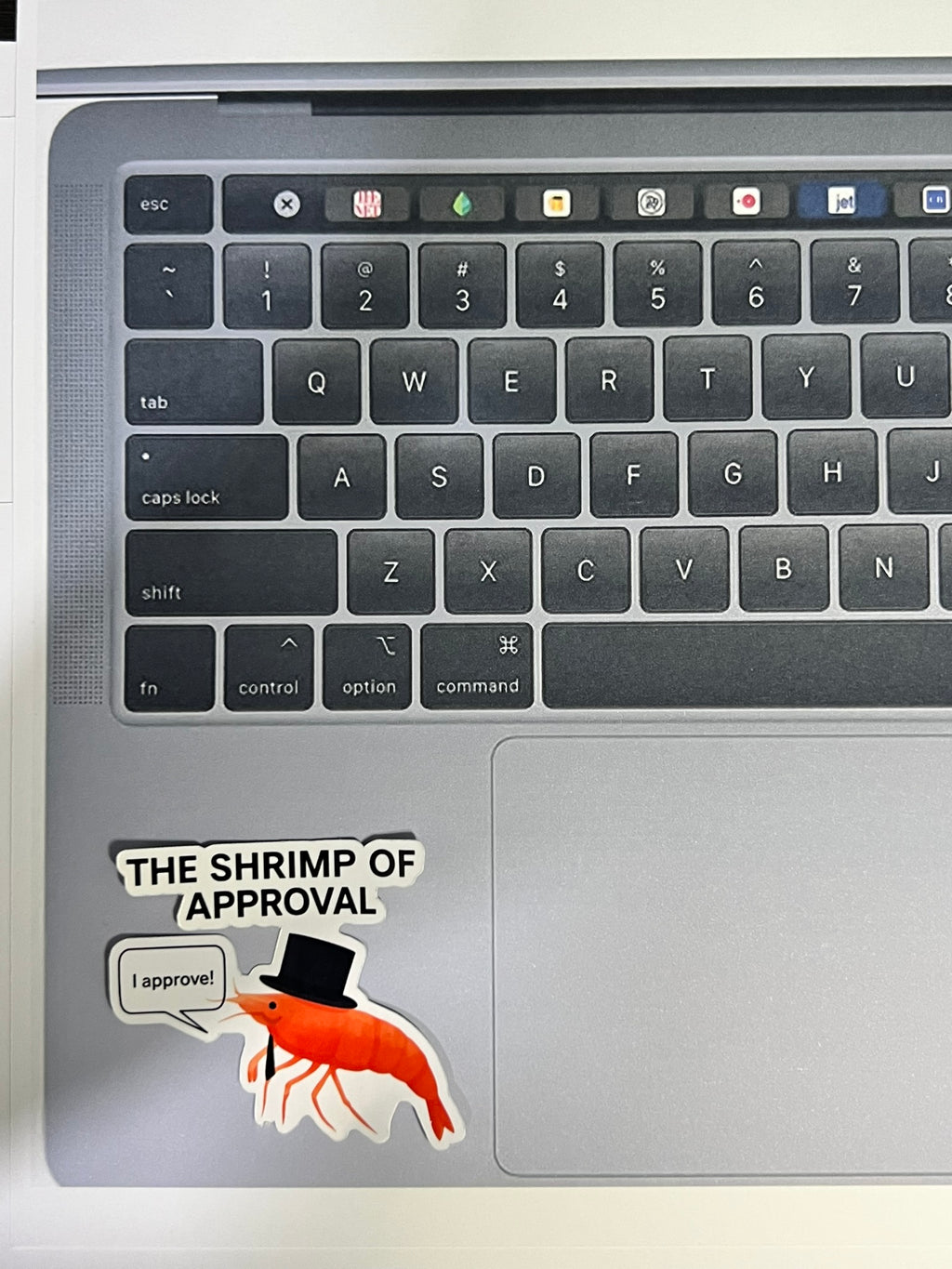 Shrimp of Approval Sticker | Glossy Vinyl Sticker