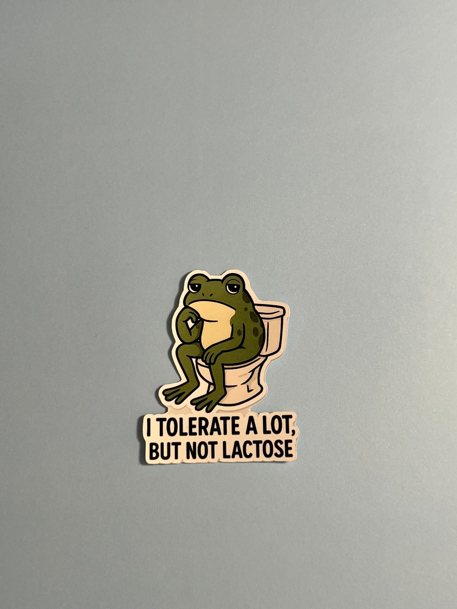 I Tolerate A Lot, But Not Lactose | Glossy Vinyl Sticker