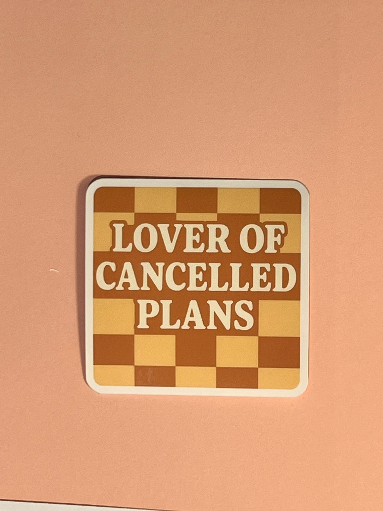 Lover of Cancelled Plans | Matte Vinyl Sticker