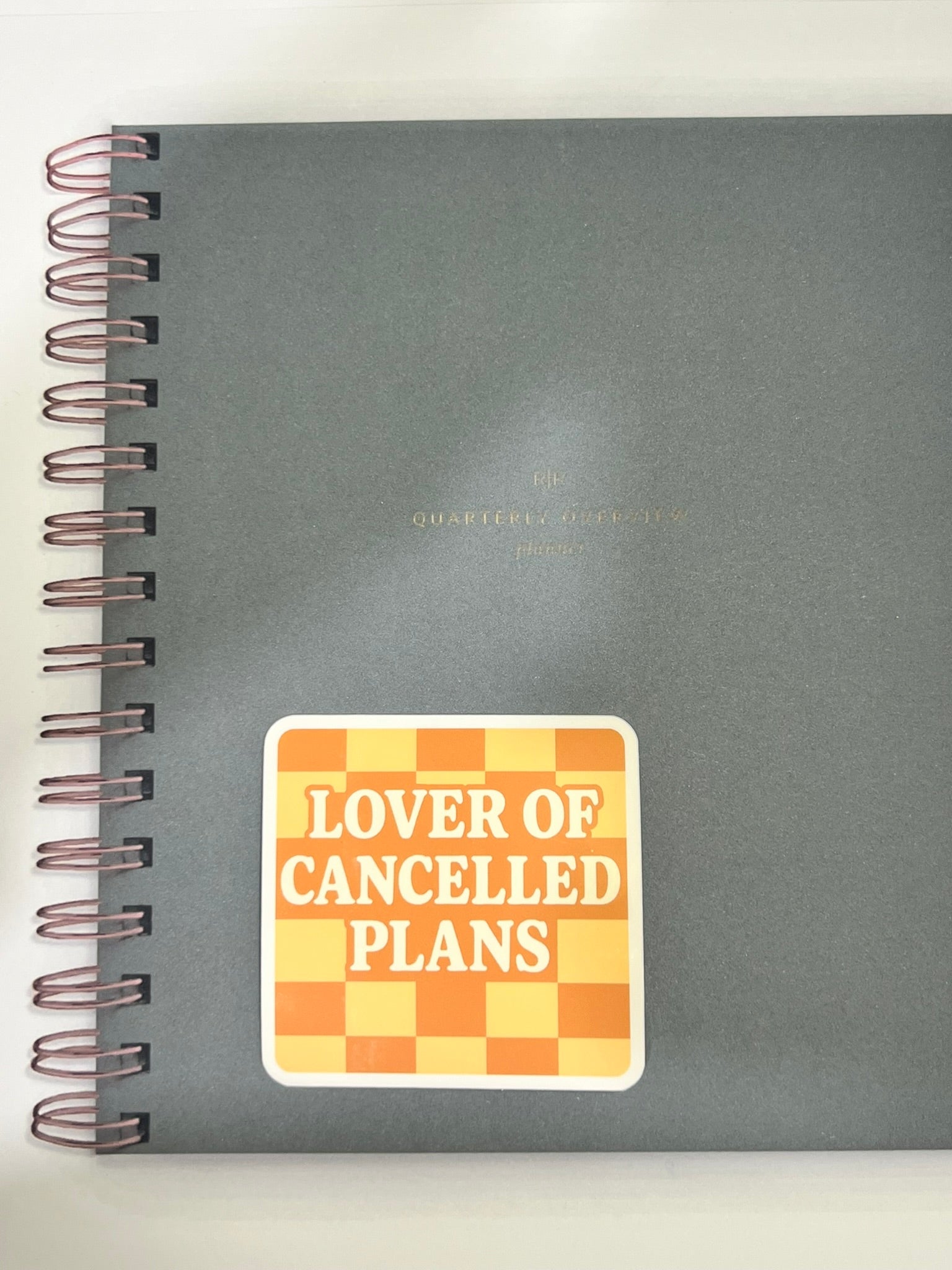 Lover of Cancelled Plans | Matte Vinyl Sticker