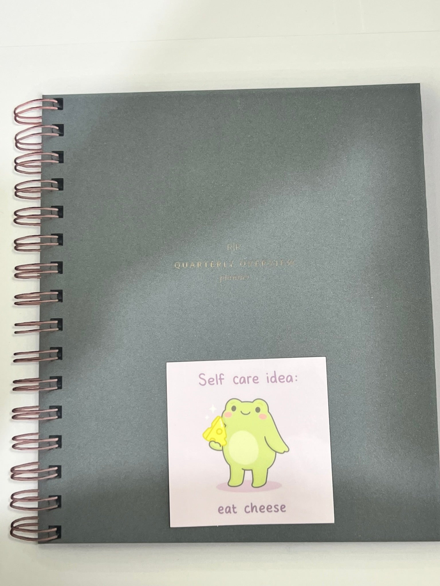 Self Care Idea: Eat Cheese | Matte Vinyl Sticker