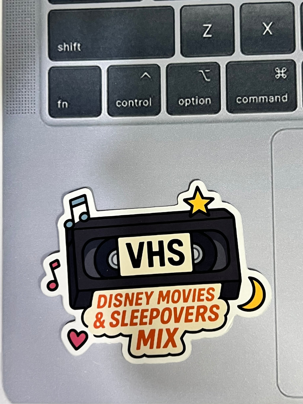 VHS Mixtape Sticker – 90s Sleepover Disney Movies Nostalgia Vinyl Sticker
