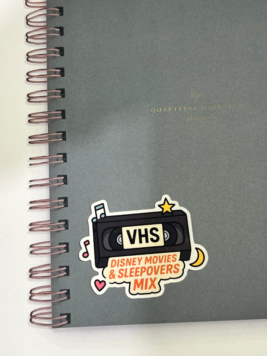 VHS Mixtape Sticker – 90s Sleepover Disney Movies Nostalgia Vinyl Sticker